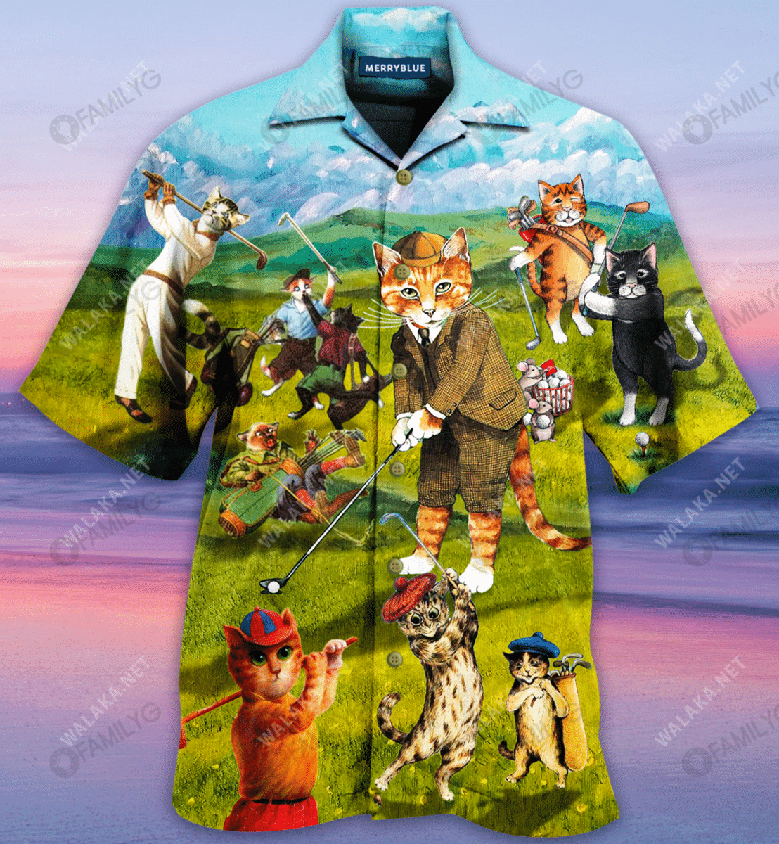 That What I Do I Play Golf And I Know Thing Unisex Hawaiian Shirt{Size}