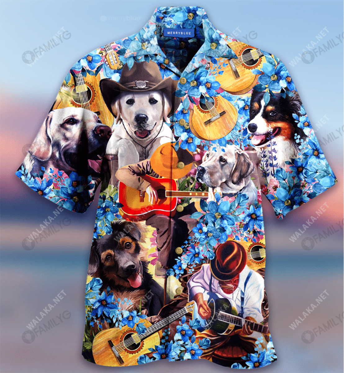 Thatâs What I Do I Pet Dogs I Play Guitars And I Know Things Unisex Hawaiian Shirt{Size}