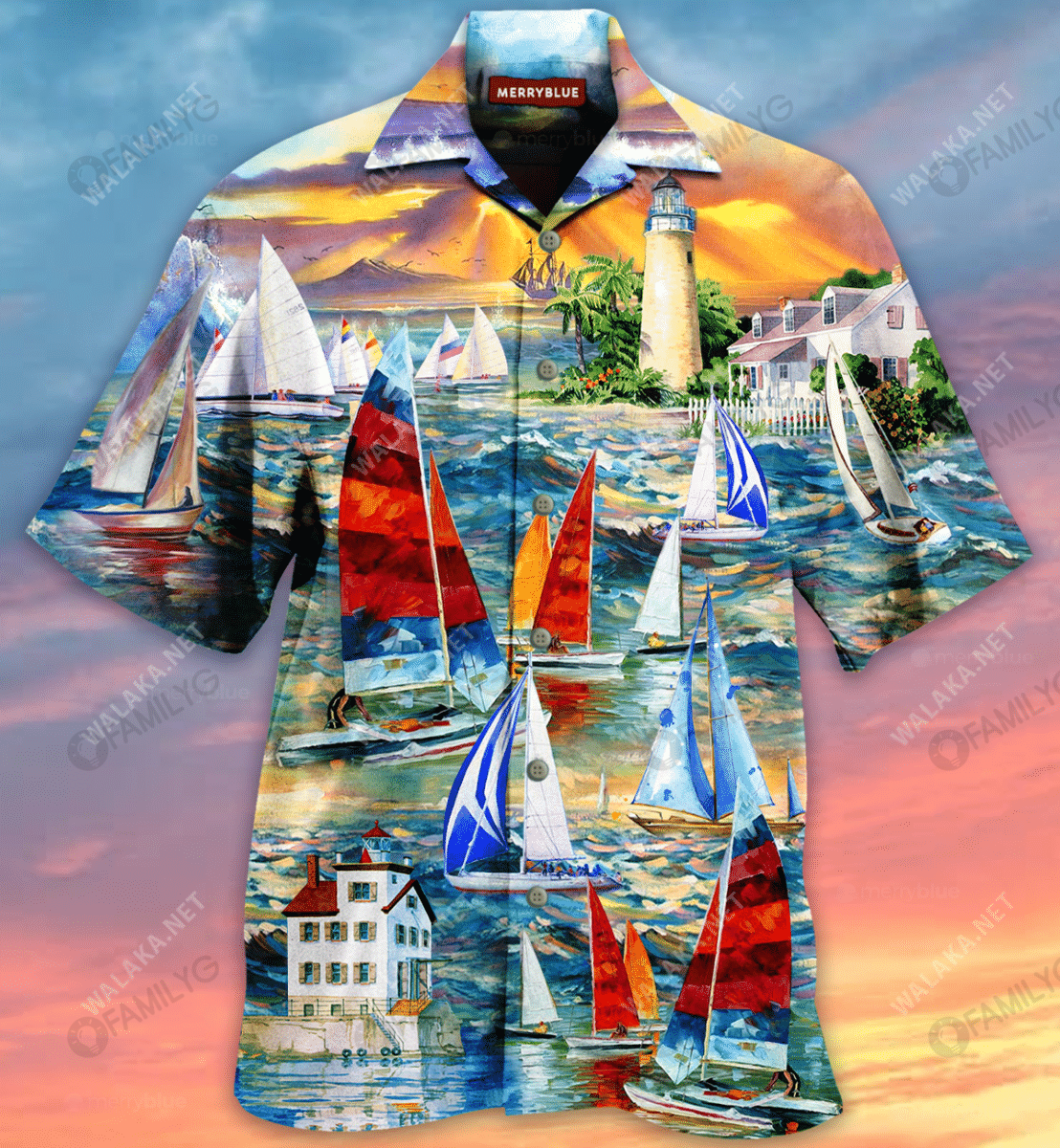 The Sails Free My Soul Unisex Hawaiian Shirt{Size}