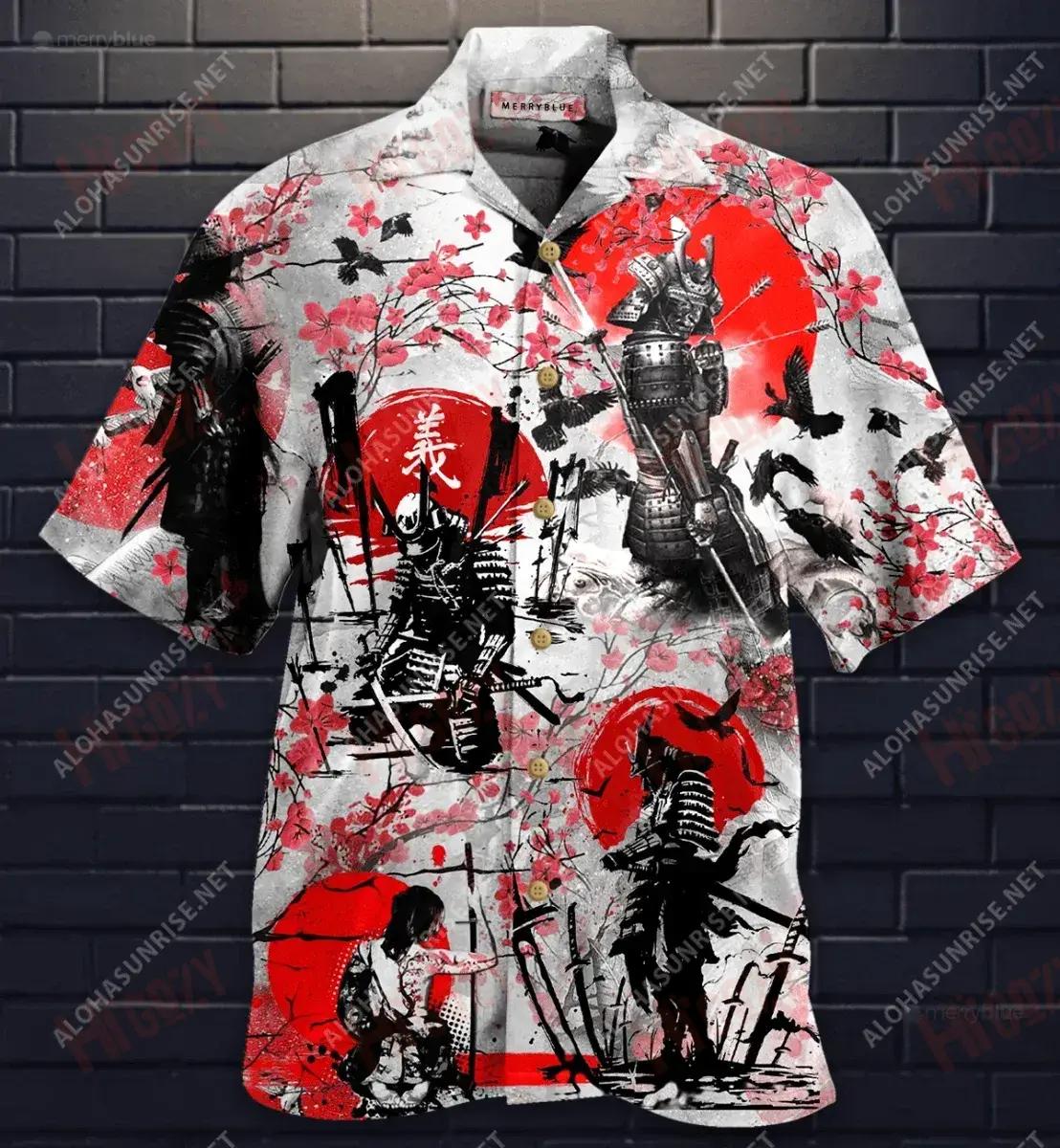 Wake From Death And Return To Life Samurai Unisex Short Sleeve Shirt Ocean Short Sleeve Tactical Hawaiian Shirt Hawaiian Shirt{Size}