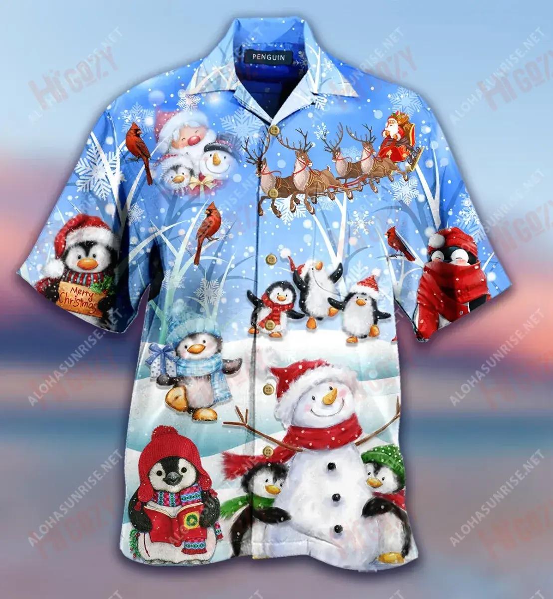 Wishing You A Little Cuteness This Holiday Season Short Short Sleeve Shirt Vacation Tropical Shirts Custom Hawaiian Shirts Hawaiian Shirts For Men{Size}