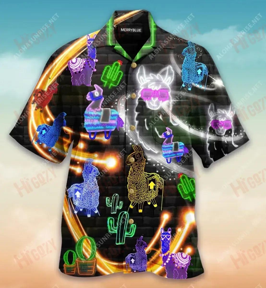 You'Re A Llamazing Unisex Short Sleeve Shirt Hobbies Tropical Shirts Tactical Hawaiian Shirt Hawaiian Shirt Pattern{Size}