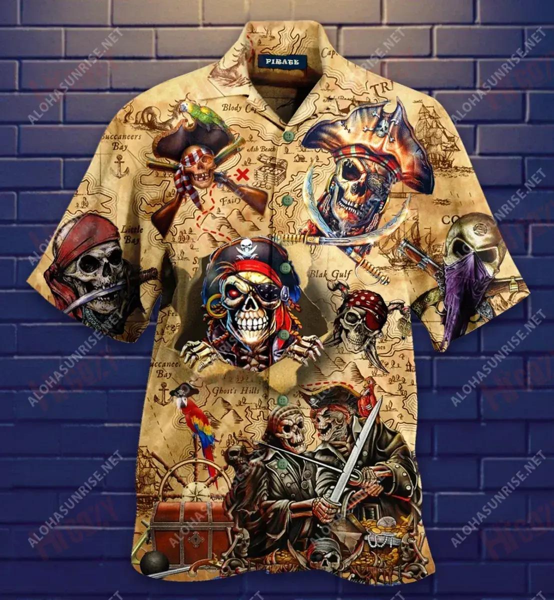 Trust Me I'M A Pirate Unisex Short Short Sleeve Shirt Hobbies Tropical Shirts Vintage Hawaiian Shirts Hawaiian Shirt Pattern{Size}