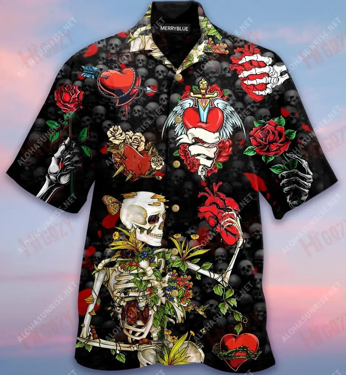 Till My Last Day, I'Ll Be Loving You Hawaiian Shirt Summer Short Sleeve Tropical Shirts For Men Hawaiian Shirts For Men{Size}