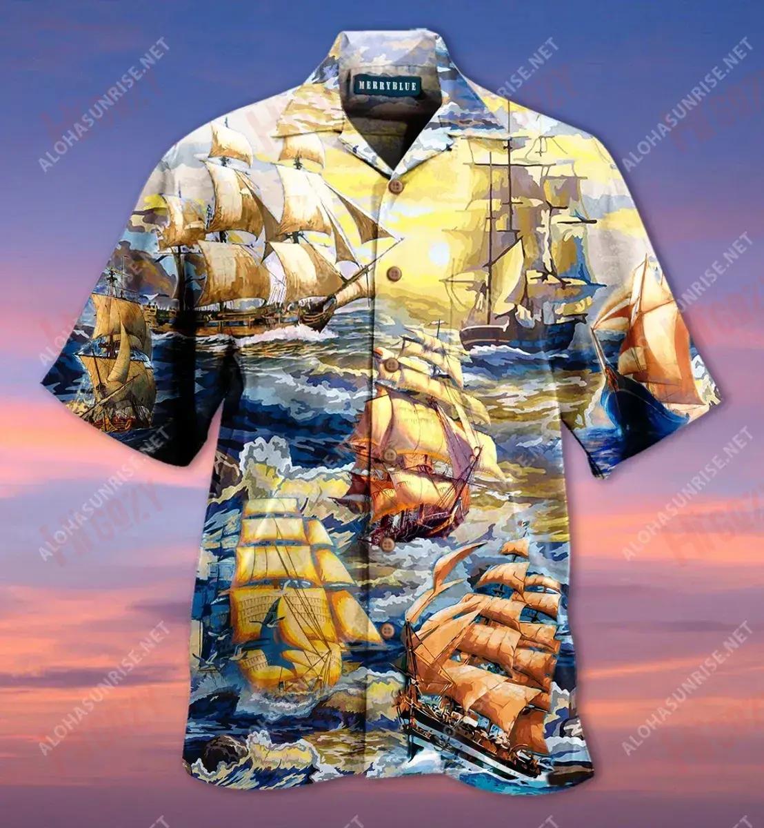 Use Any Wind Go Any Direction Sailing Unisex Short Hawaiian Shirt Summer Tropical Shirts Best Hawaiian Shirts Hawaiian Shirts For Women{Size}