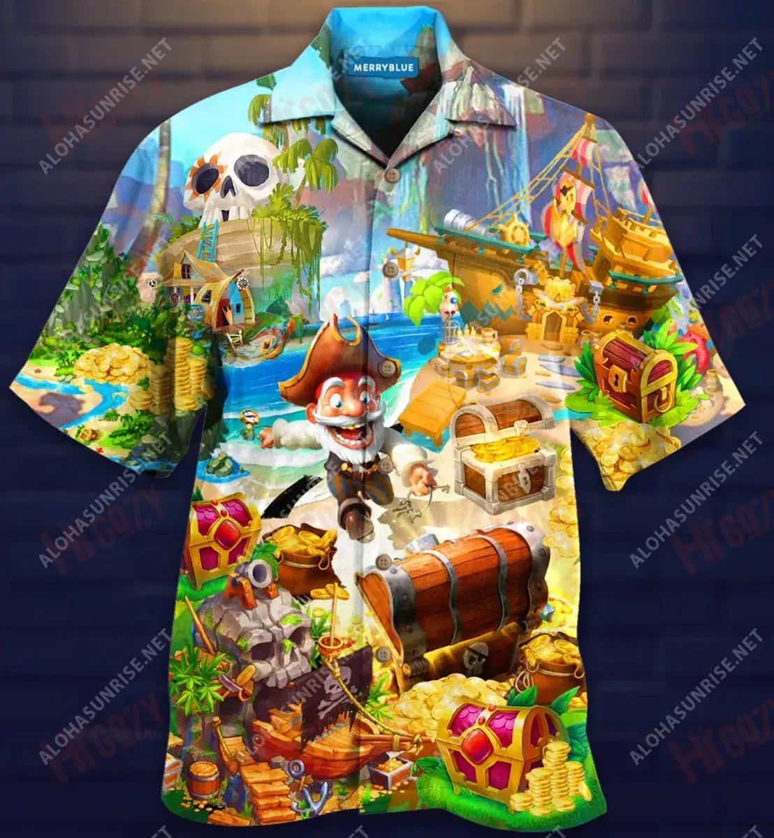 We'Ve Found Treasures Treasures Hunting Unisex Hawaiian Shirt Vacation Short Sleeve Best Hawaiian Shirts Crazy Shirts Hawaii{Size}