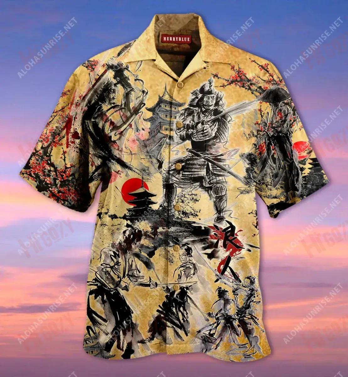 The Way Of The Samurai Is Found In Death Short Sleeve Shirt Ocean Short Sleeve Tactical Hawaiian Shirt Hawaiian Shirts For Women{Size}