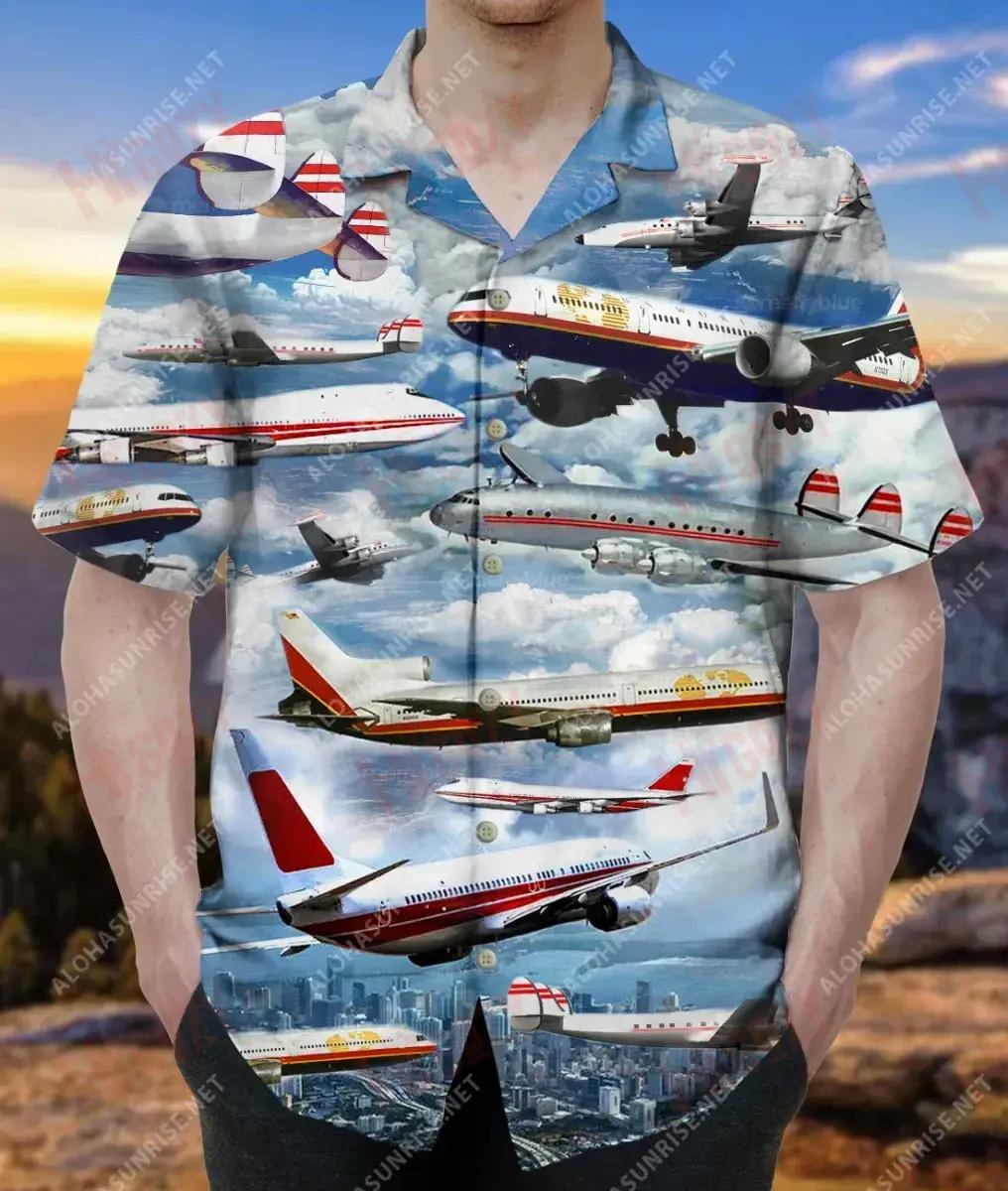 To Those Who Love Aircraft, Sky Is Home Unisex Short Sleeve Shirt Summer Hawaiian T Shirts Best Hawaiian Shirts Hawaiian Shirt Pattern{Size}