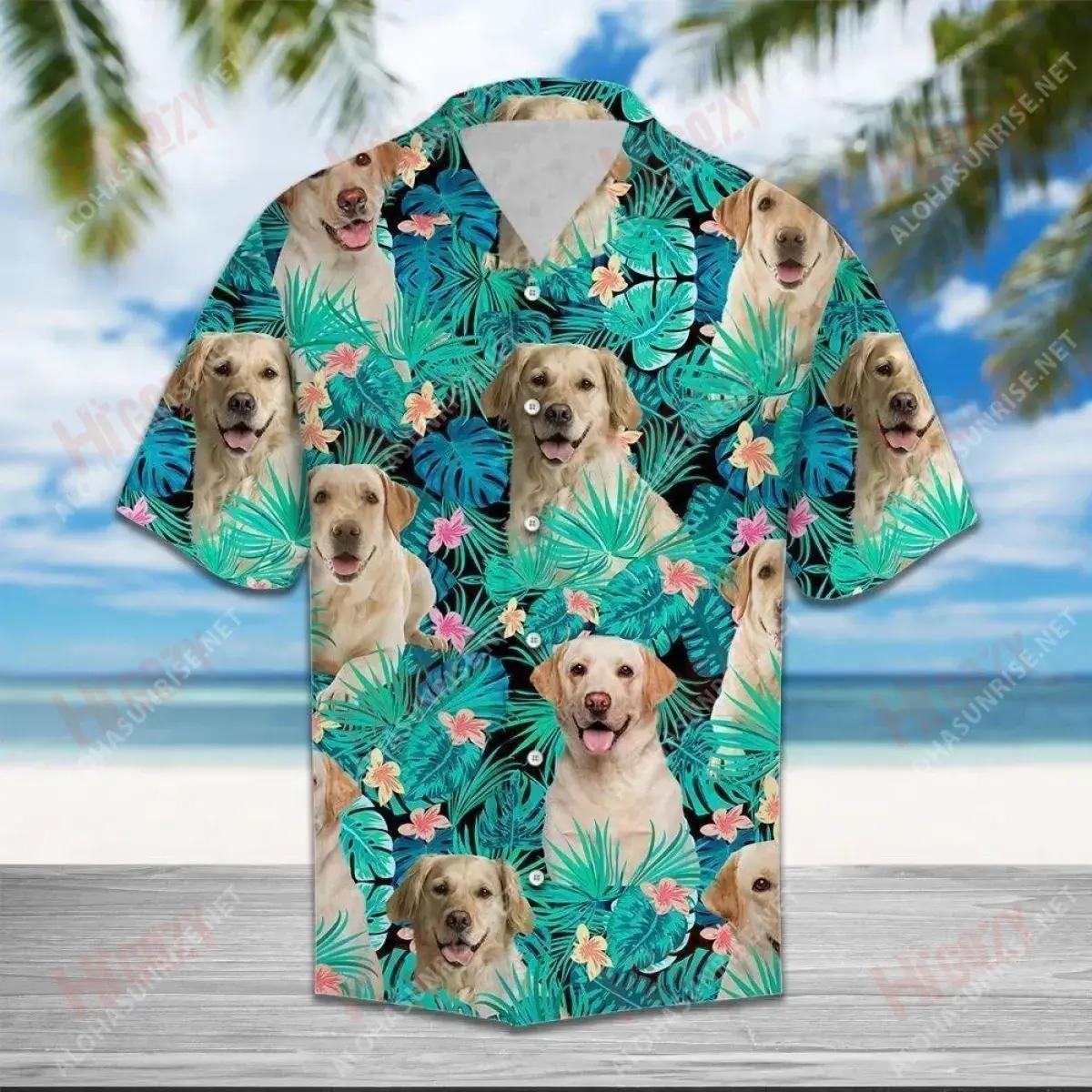 Tropica - Short Sleeve Shirt Vacation Hawaiian T Shirts Custom Hawaiian Shirts Hawaiian Shirts For Men{Size}