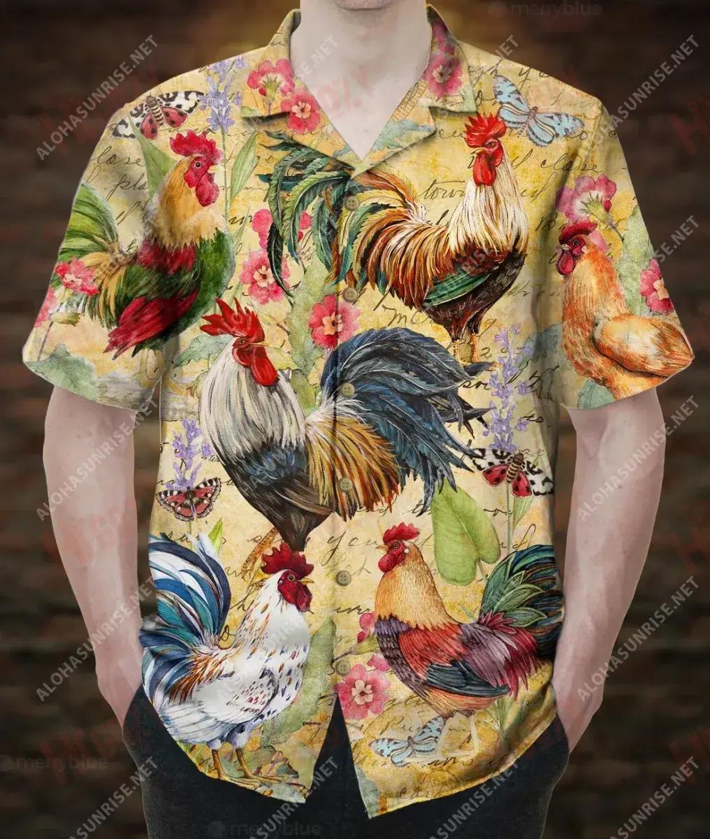 The Chicken Whisperer Unisex Short Sleeve Shirt Ocean Short Sleeve Tactical Hawaiian Shirt Hawaiian Shirt Pattern{Size}