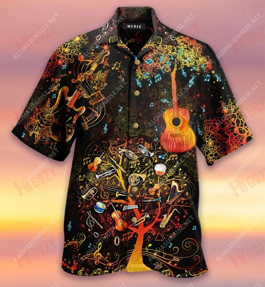 The Nocturne Of Time Short Short Sleeve Shirt Summer Short Sleeve Custom Hawaiian Shirts Hawaiian Shirts For Women{Size}