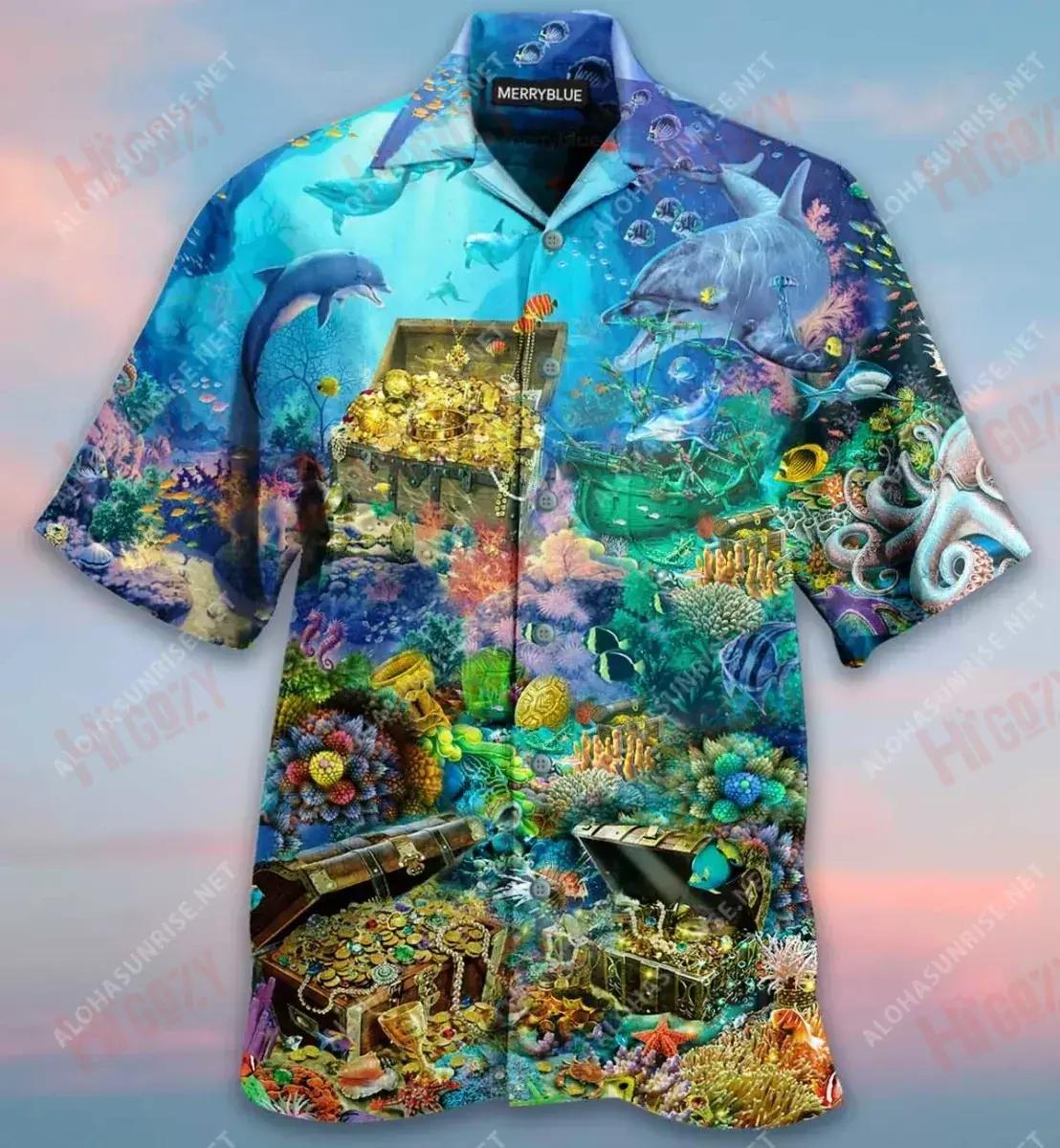 We'Ve Found Real Treasure Unisex Short Sleeve Shirt Summer Aloha Shirt Custom Hawaiian Shirts Hawaiian Shirts For Men{Size}