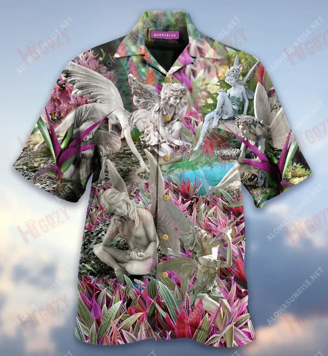 We Are In The Garden Figurines Short Sleeve Shirt Hobbies Aloha Shirt Tropical Shirts For Men Funny Hawaiian Shirts{Size}