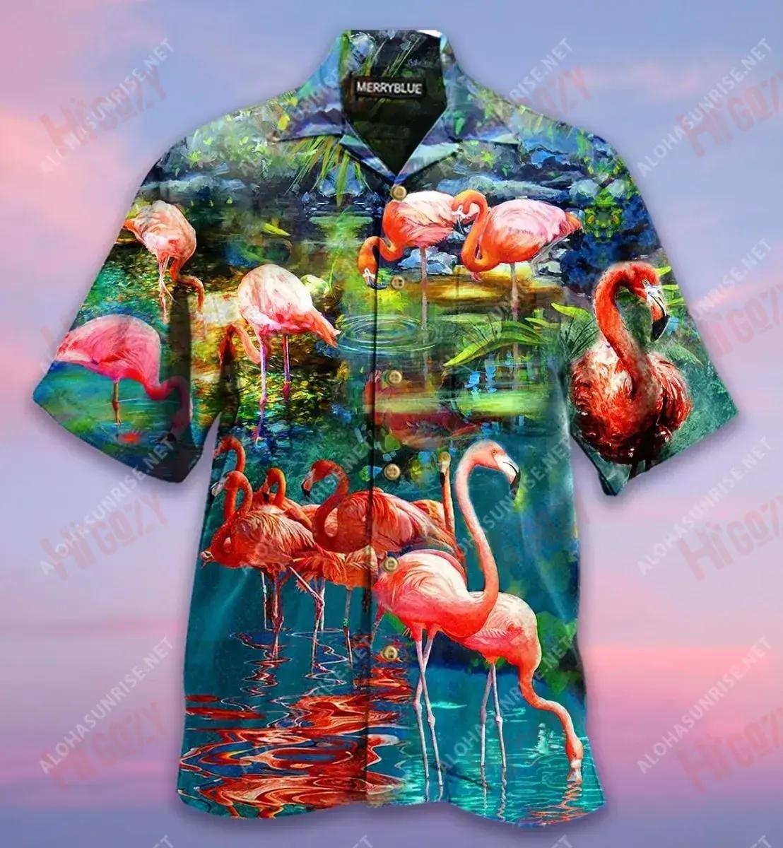 You'Re Flamazing Flamingo Unisex Short Sleeve Shirt Hobbies Aloha Shirt Custom Hawaiian Shirts Funny Hawaiian Shirts{Size}