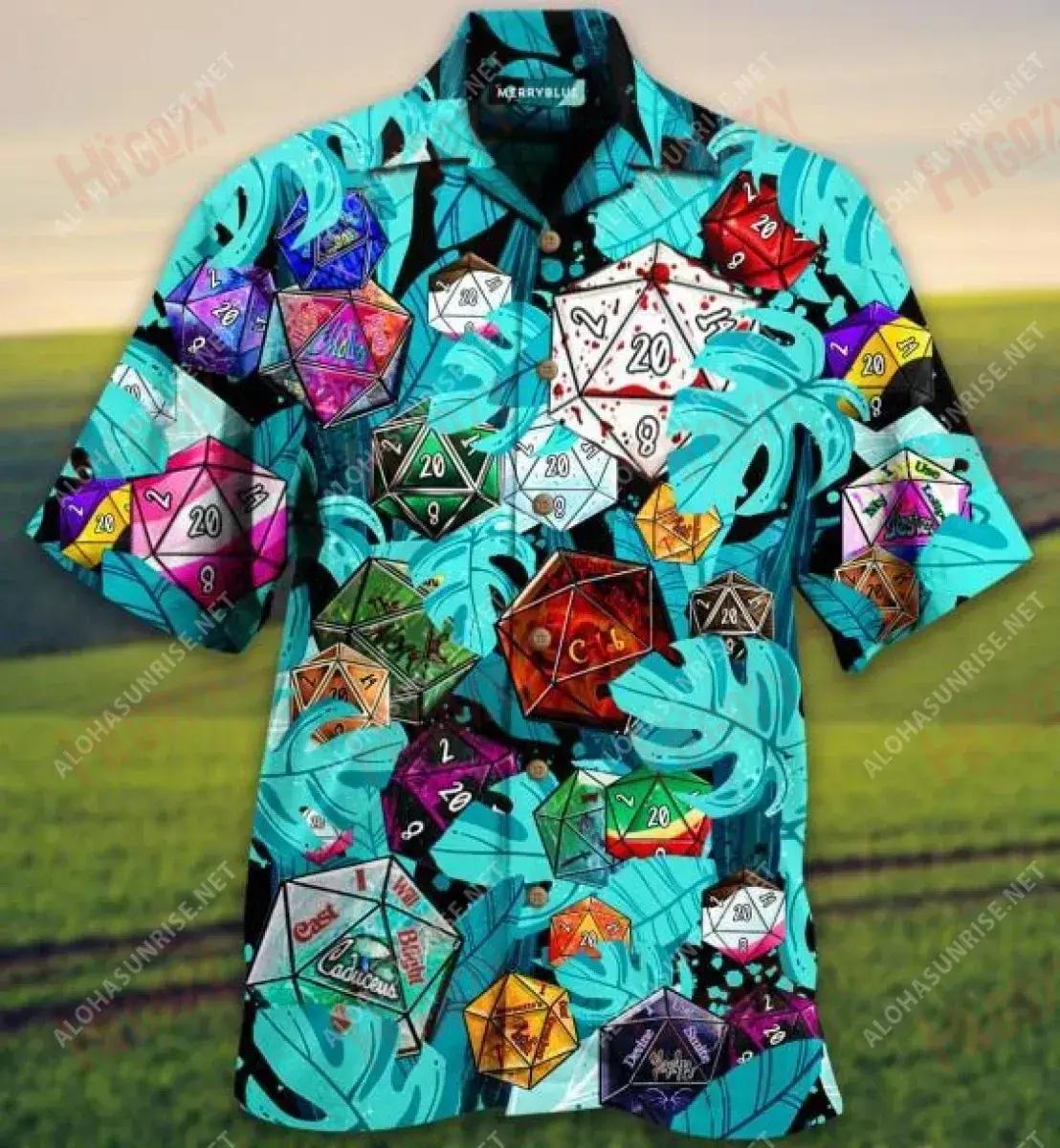 Take A Change And Roll The Dice Unisex Short Sleeve Shirt Hobbies Tropical Shirts Custom Hawaiian Shirts Crazy Shirts Hawaii{Size}