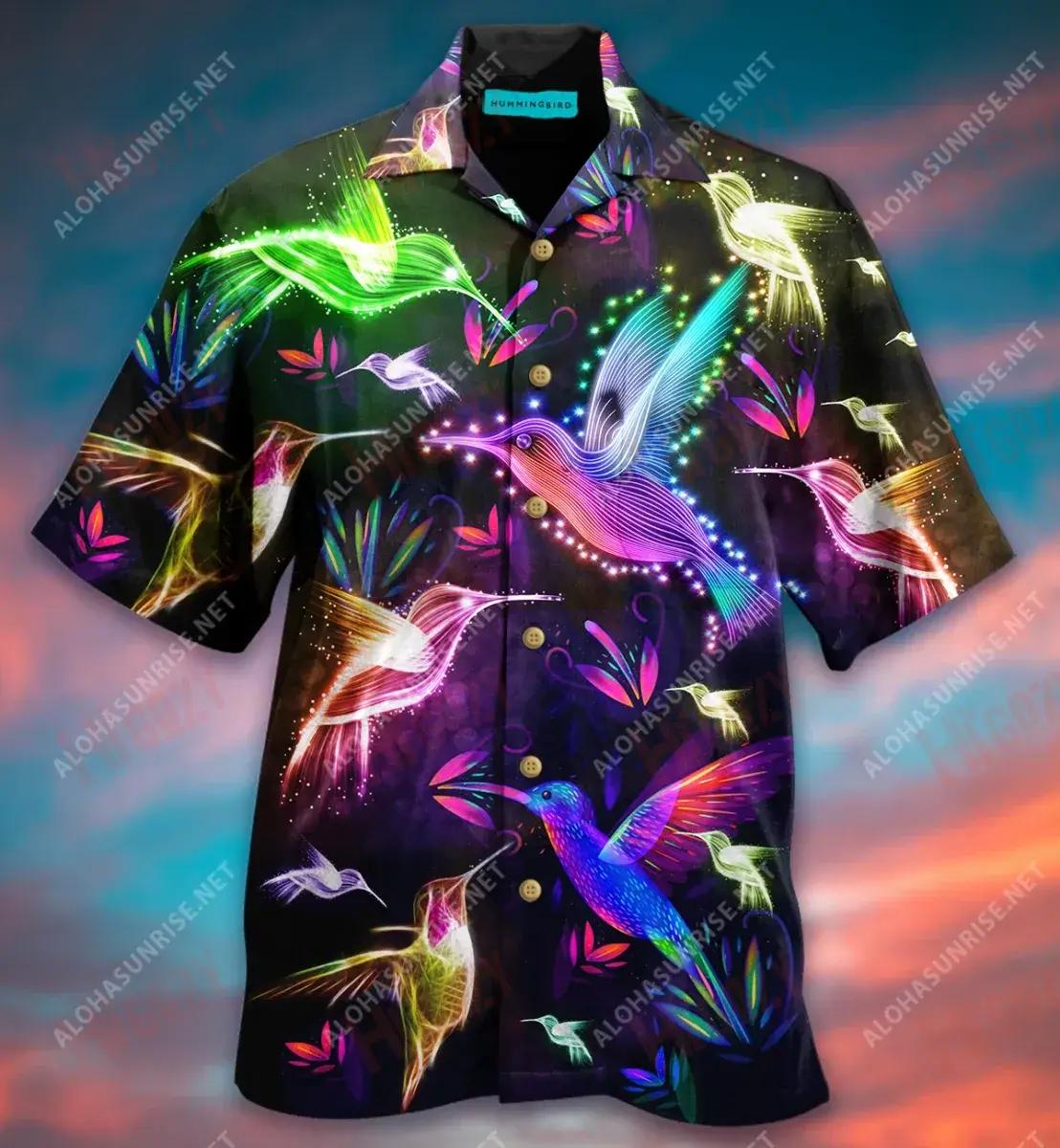 Spread Your Wings Let Your Spirit Soar Hummingbird Short Hawaiian Shirt Hobbies Hawaiian T Shirts Tropical Shirts For Men Funny Hawaiian Shirts{Size}