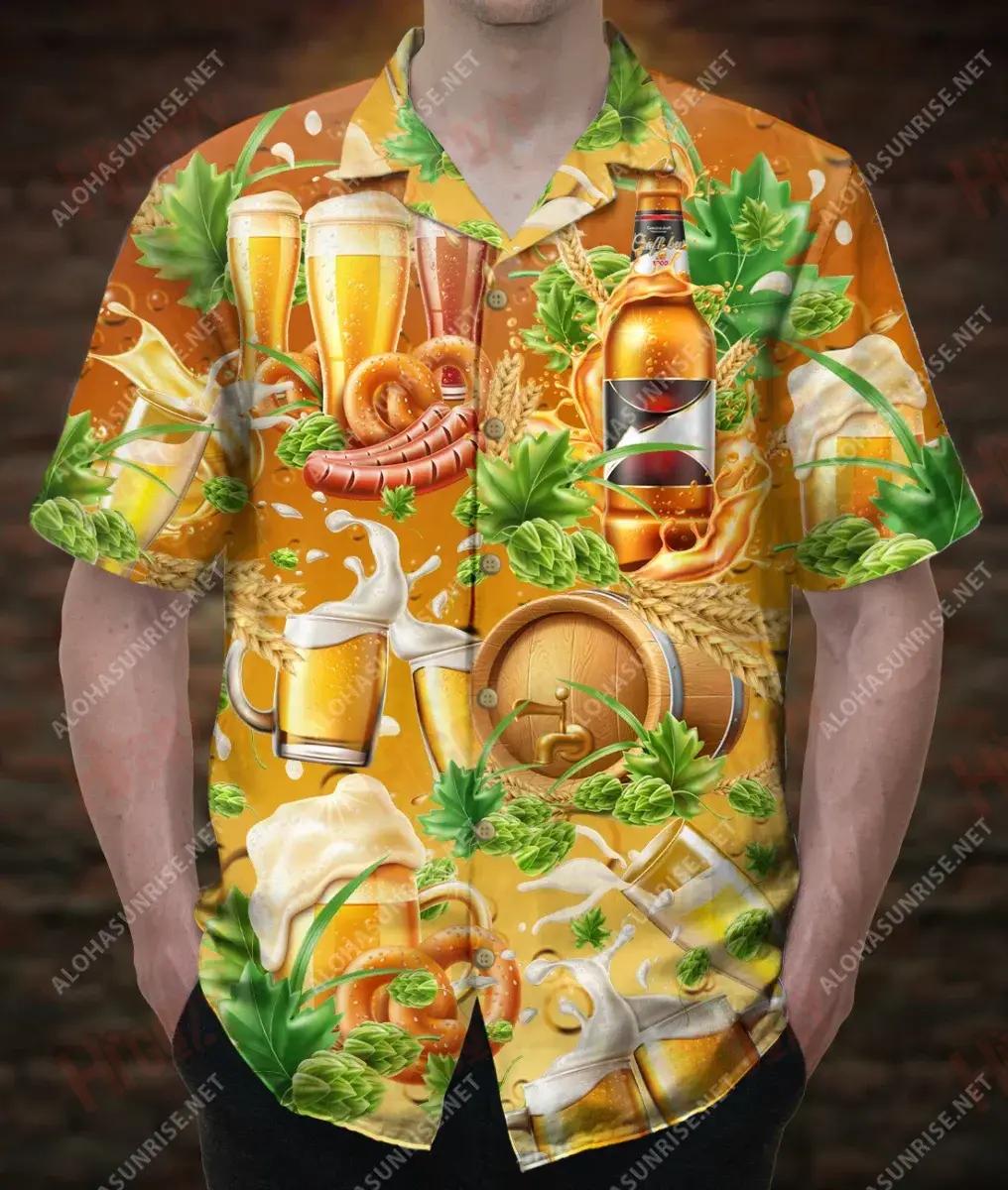 When In Doubt Drink A Stout Unisex Hawaiian Shirt Vacation Short Sleeve Custom Hawaiian Shirts Hawaiian Shirts For Men{Size}