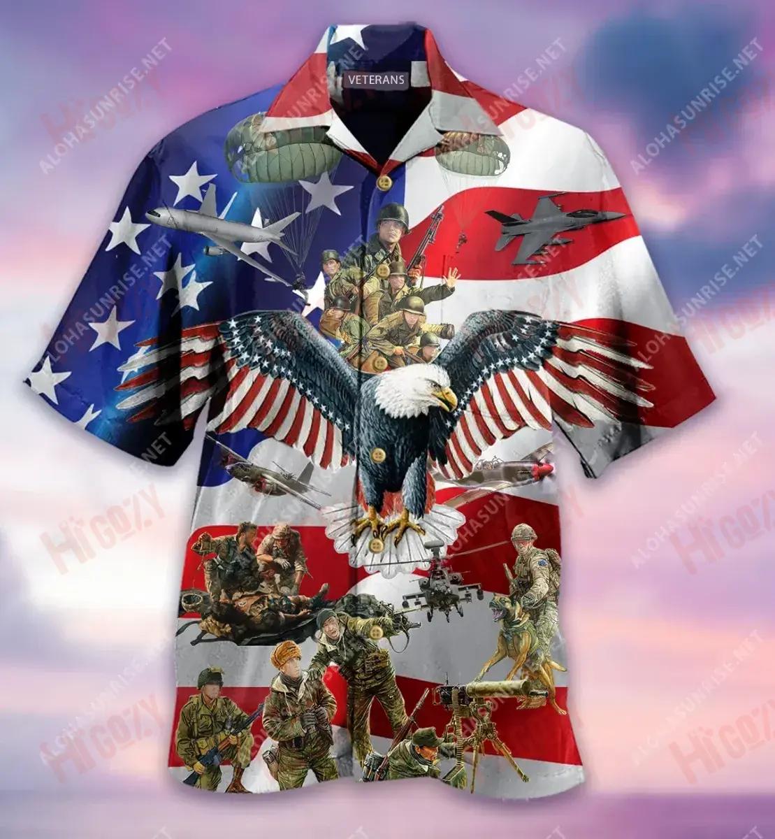 We Always Remember You Veterans Short Hawaiian Shirt Ocean Tropical Shirts Vintage Hawaiian Shirts Hawaiian Shirts For Women{Size}