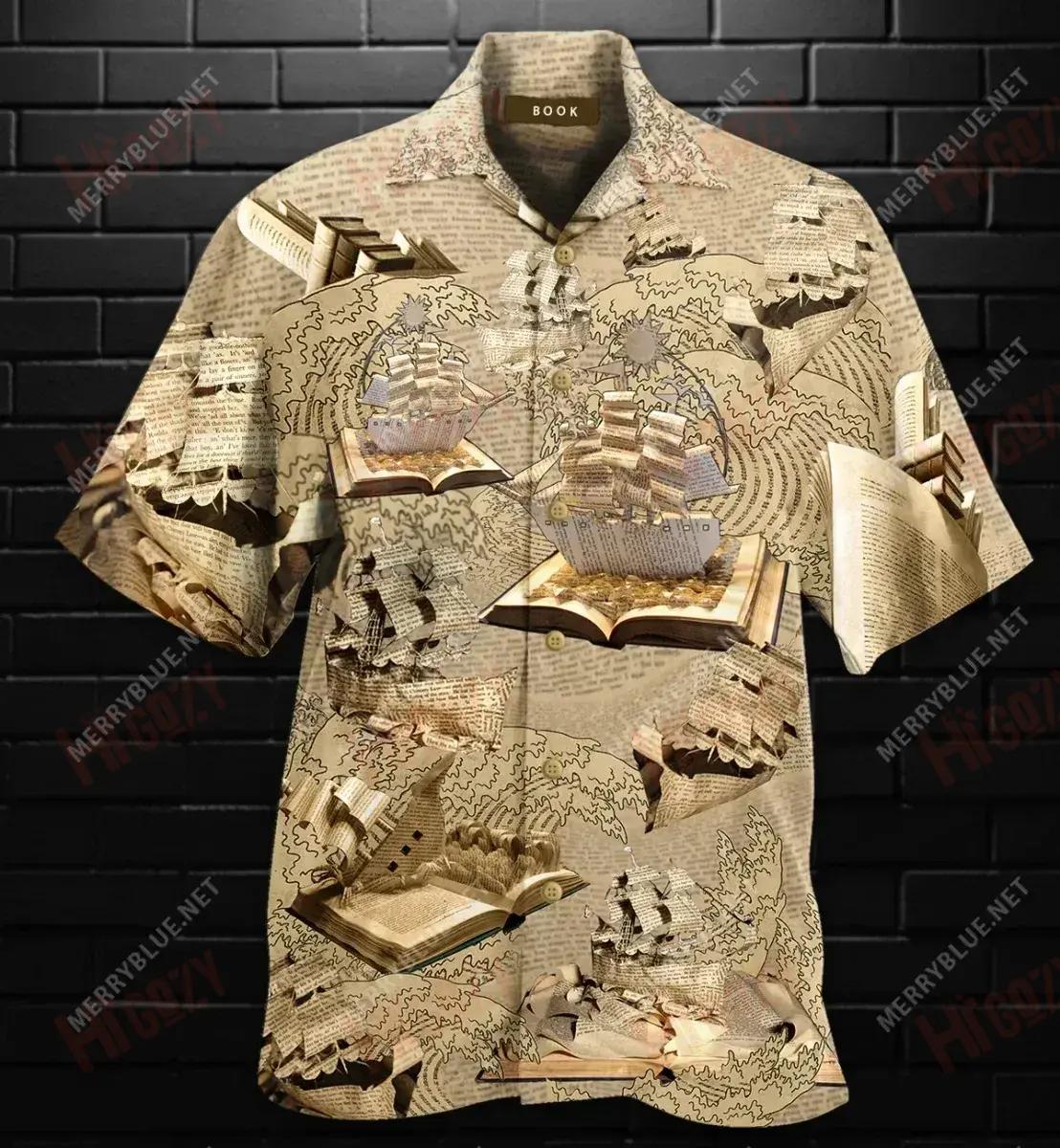 To Travel Far There Is No Better Ship Than A Book Short Short Sleeve Shirt Hobbies Hawaiian T Shirts Tactical Hawaiian Shirt Hawaiian Shirts For Women{Size}