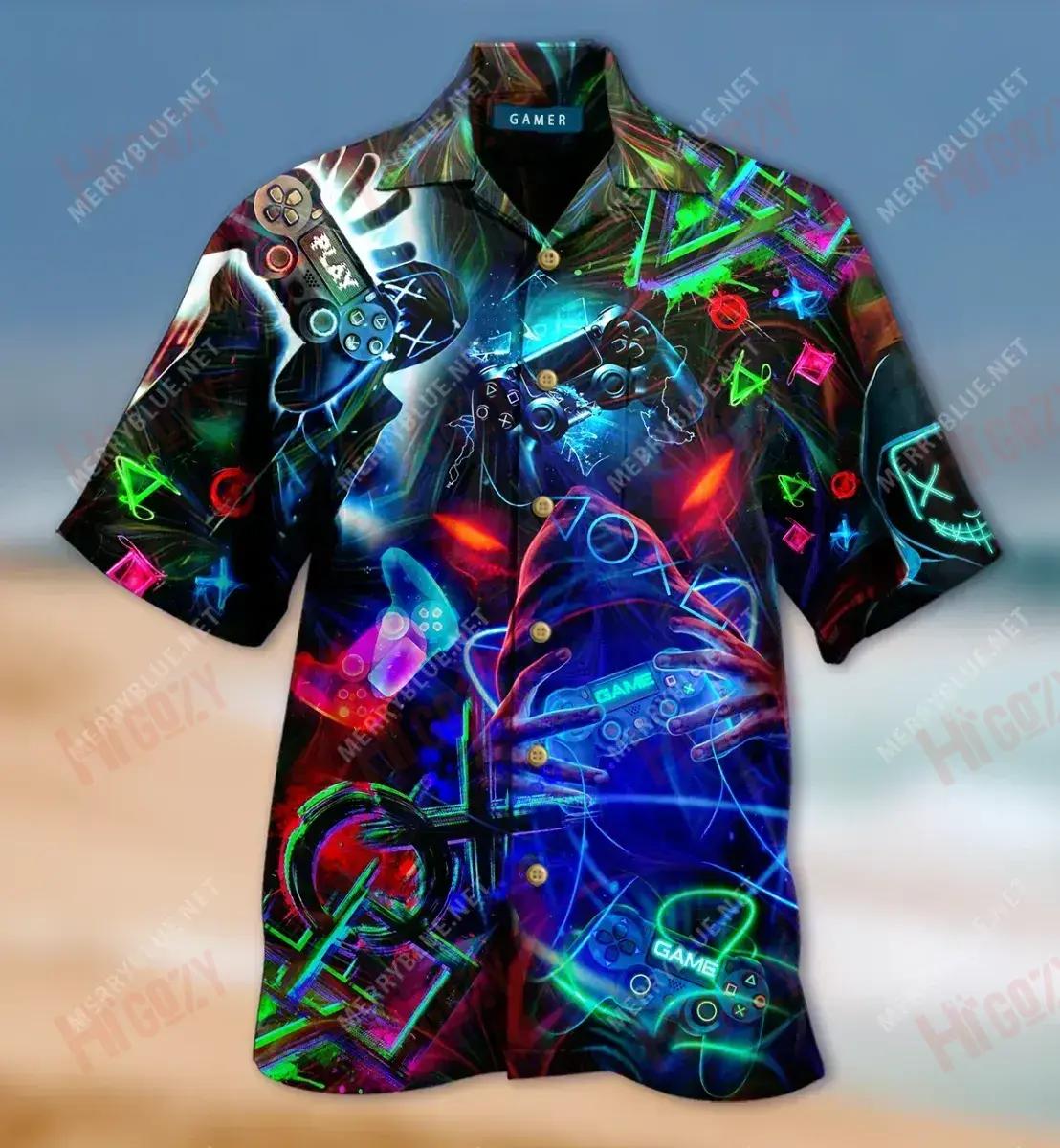 What Doesn'T Kill Me Gives Me Xp Short Hawaiian Shirt Ocean Aloha Shirt Best Hawaiian Shirts Crazy Shirts Hawaii{Size}