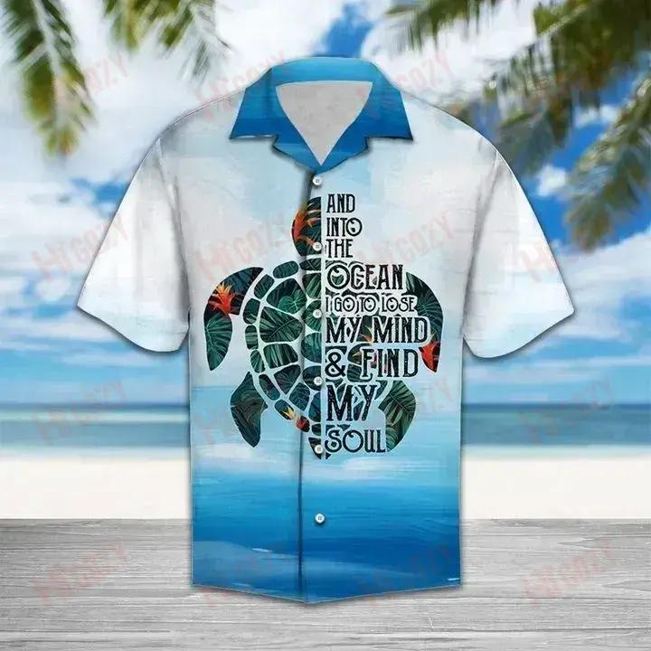 Turtle - Short Sleeve Shirt Hobbies Aloha Shirt Best Hawaiian Shirts Hawaiian Shirts For Women{Size}