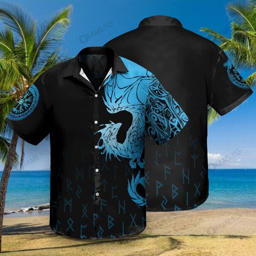 Vikings Shirts - Vikings Home For A Dragon - The Vikings Hawaiian Shirt{Size}