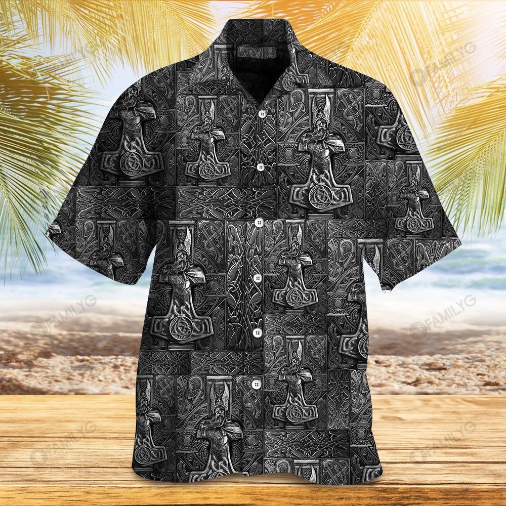 Vikings Shirts - Mjolnir Norse Vikings - The Vikings Hawaiian Shirt{Size}