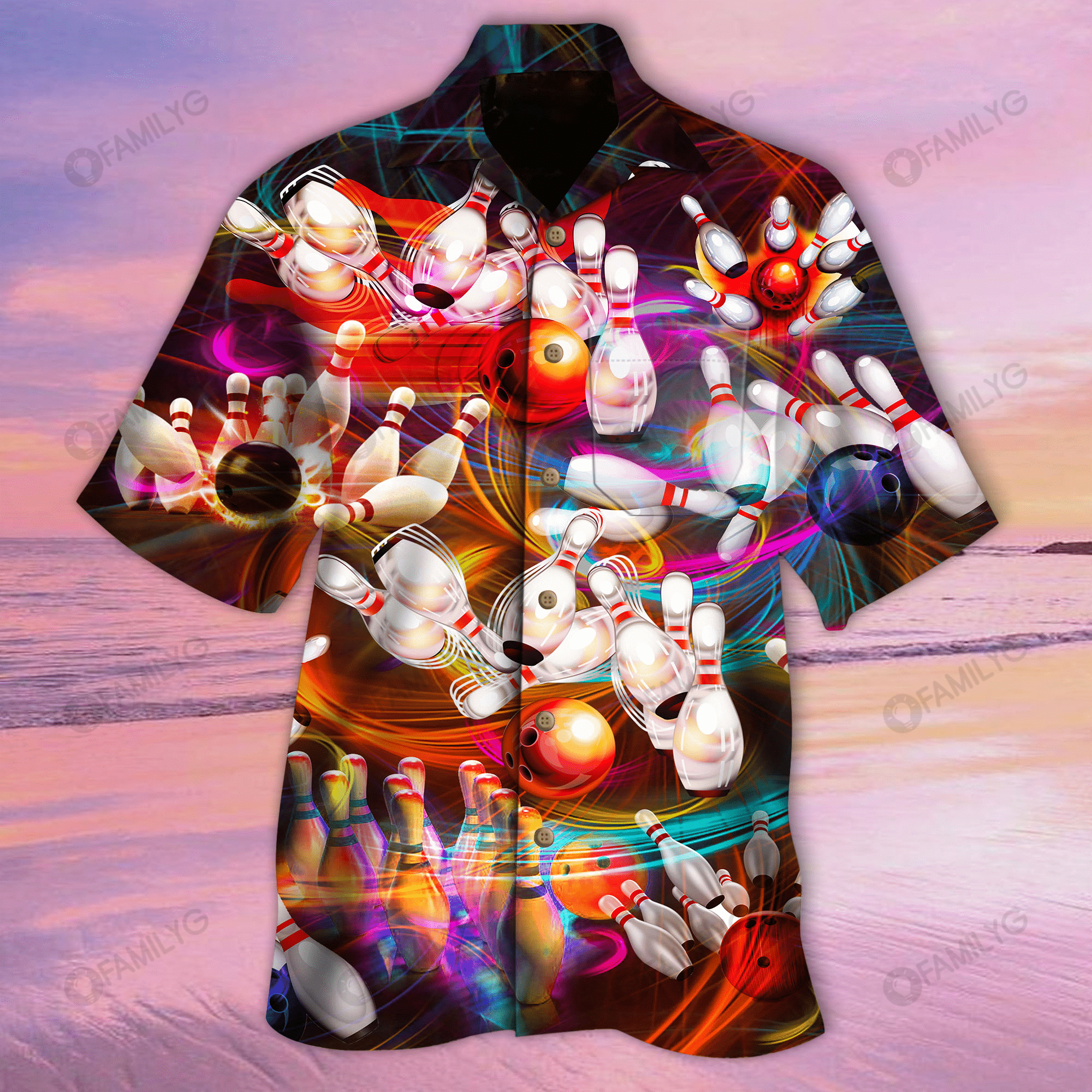 Unique Bowling Shirts - It's Not How You Bowl Its How You Roll Bowling Hawaiian Shirt - RE{Size}