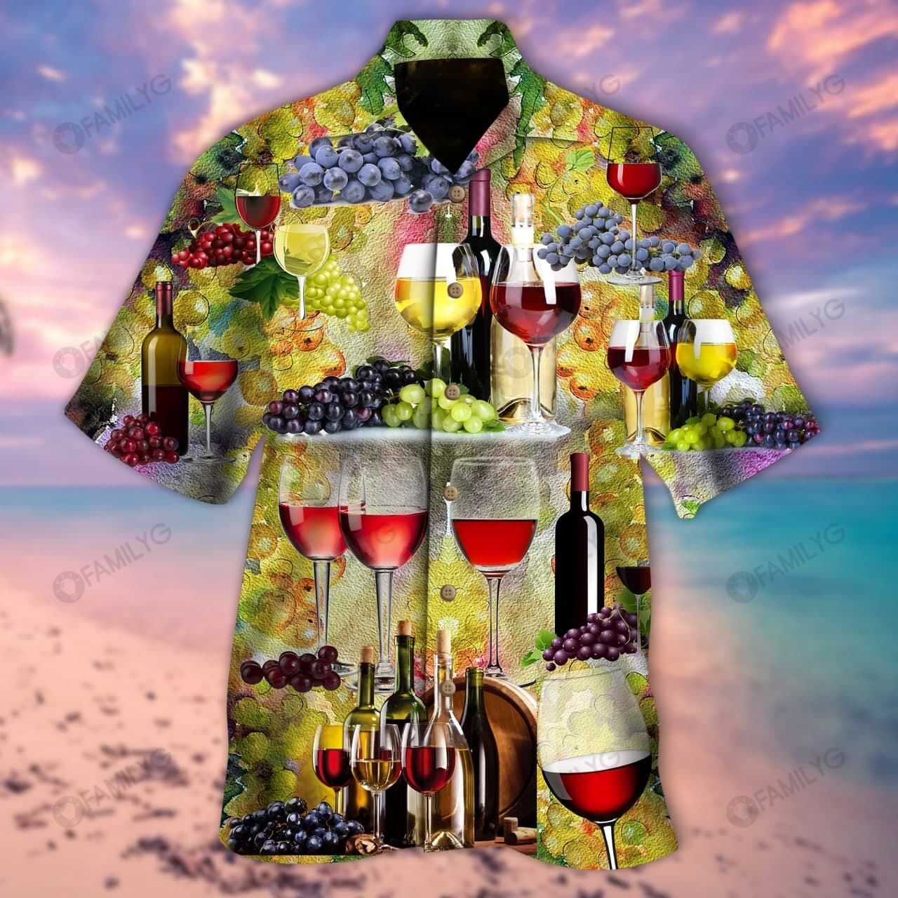 Wine Shirt - We Knew The Wine Cellar Would Turn Out To Be A Real Showpiece Hawaiian Shirt{Size}