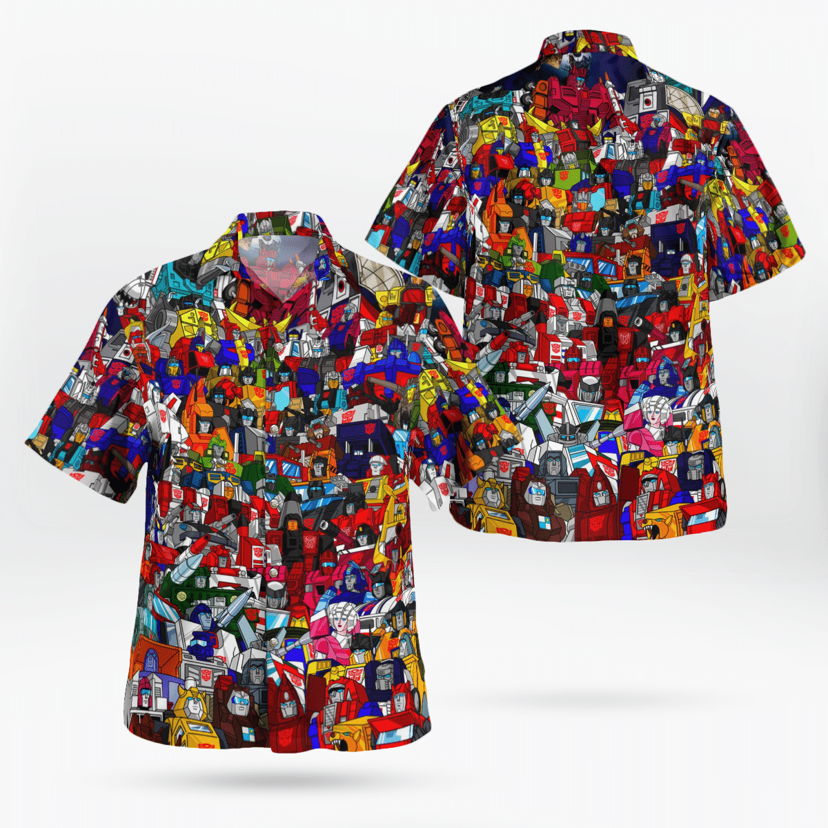 Transformer 80s Colorful Hawaiian Shirt{Size}