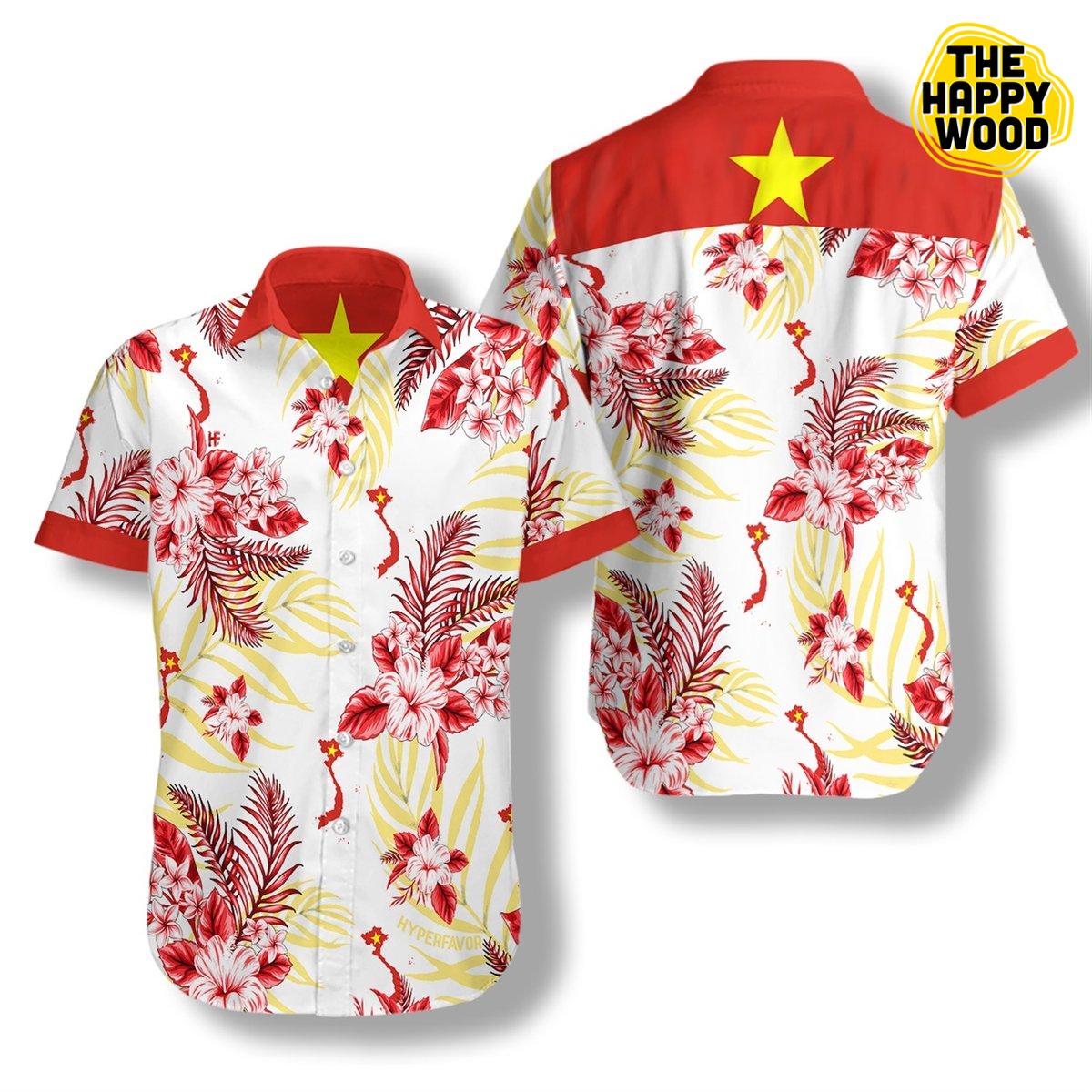 Vietnam Tropical Hawaiian Hawaii Shirt{Size}