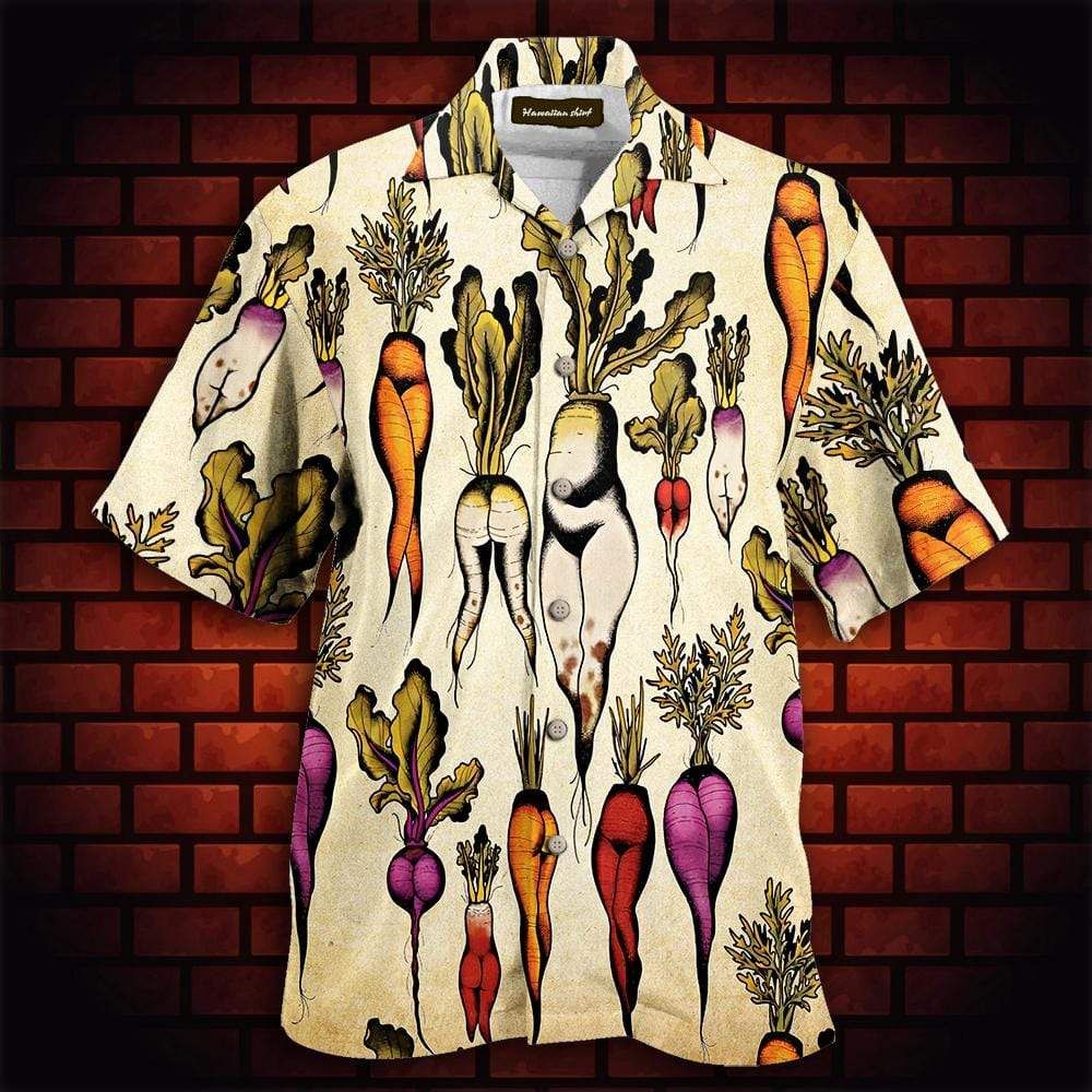 Turnip And Carrot Sexy Body Hawaiian Unisex Aloha Shirts{Size}