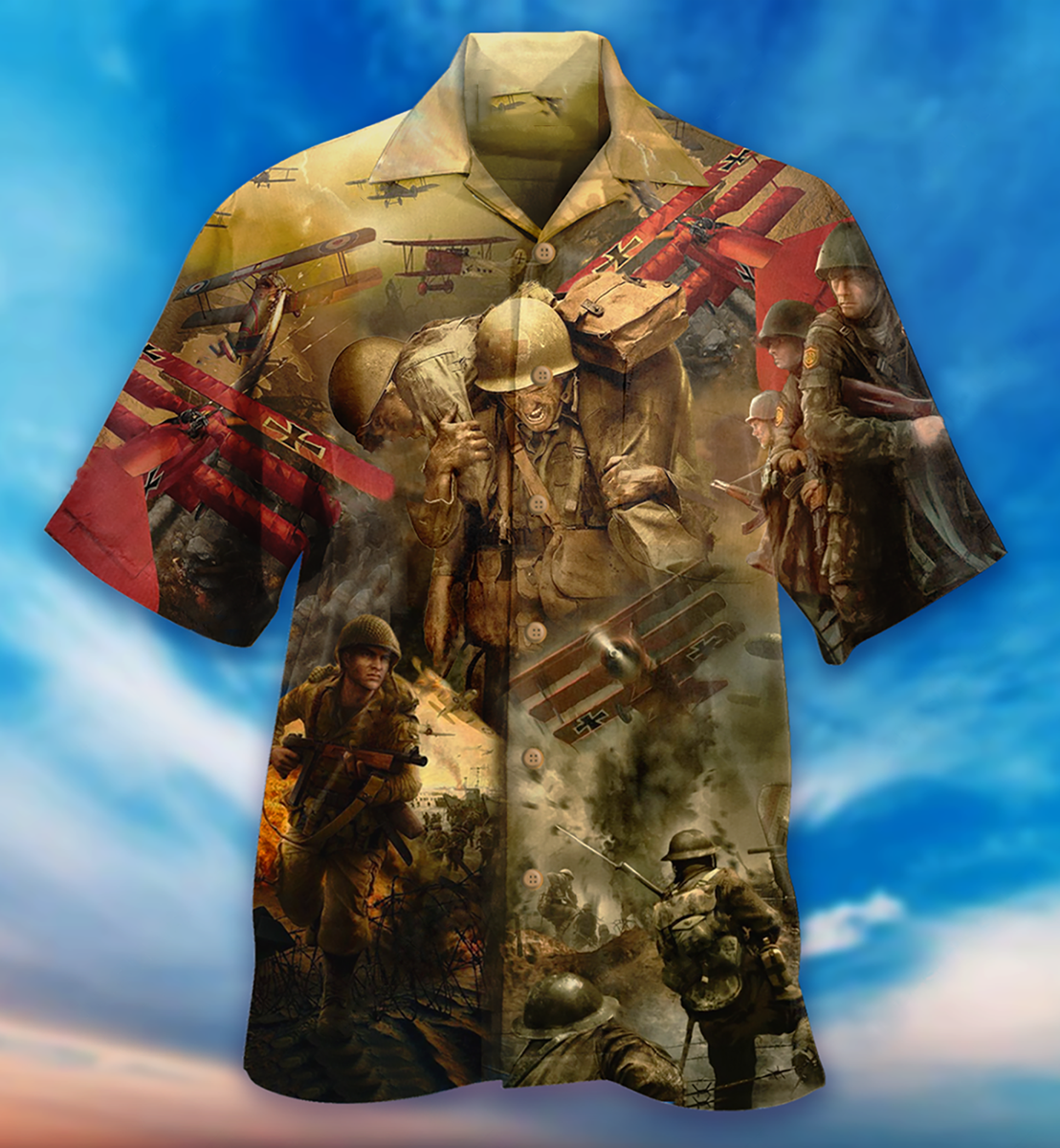 Veteran War And Peace - Hawaiian Shirt{Size}