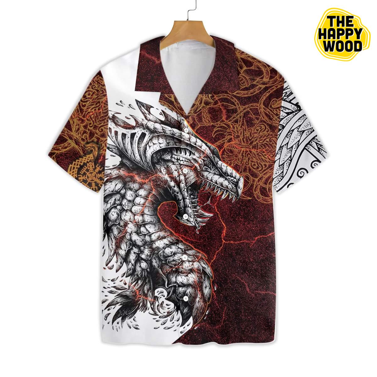 Tattoo Dragon Hawaiian Hawaii Shirt{Size}