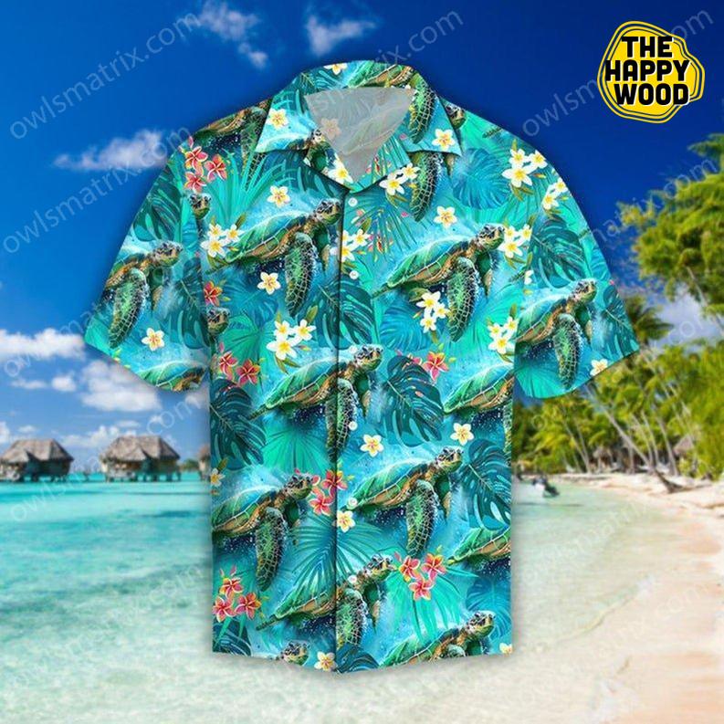 Turtle Love Life Hawaiian Shirt Hawaii Beach Retro{Size}