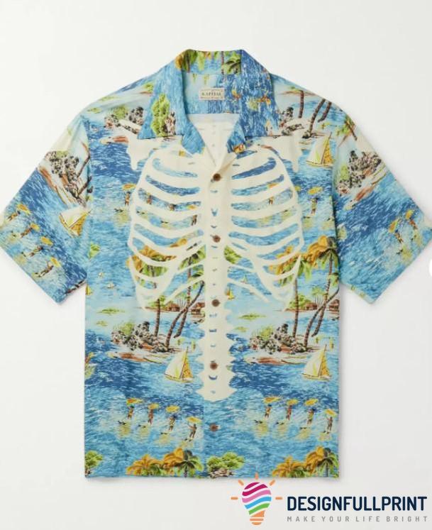 Skeleton Hawaiian Shirt Lh Aloha Shirt Hawaiian Outfit For Men Hawaiian Shirts For Women Hawaiian Shirts For Men{Size}