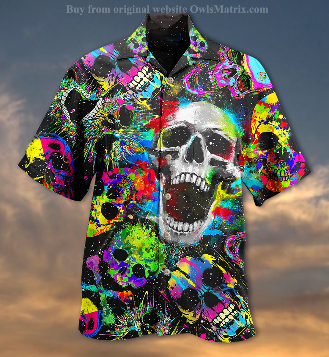 Skull Scare Style - Hawaiian Shirt{Size}