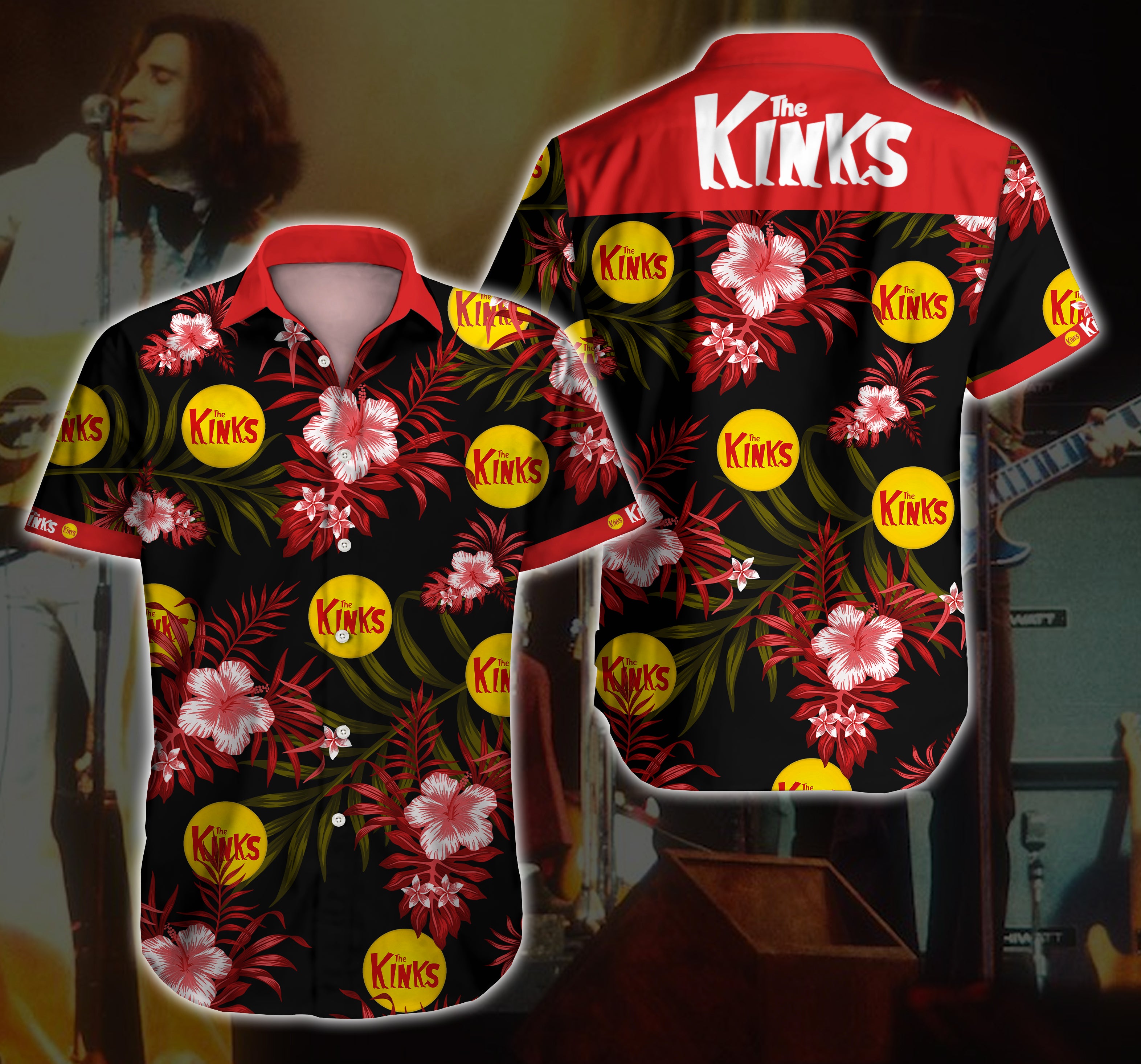 The Kinks Hawaiian Shirt 3D{Size}