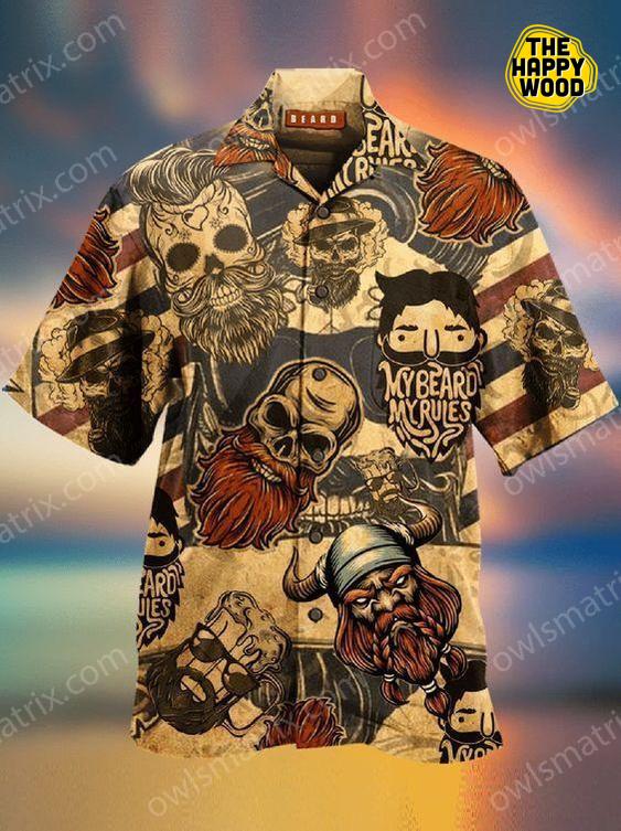 Vikings Warrior Life Style Hawaiian Shirt Hawaii Beach Retro{Size}