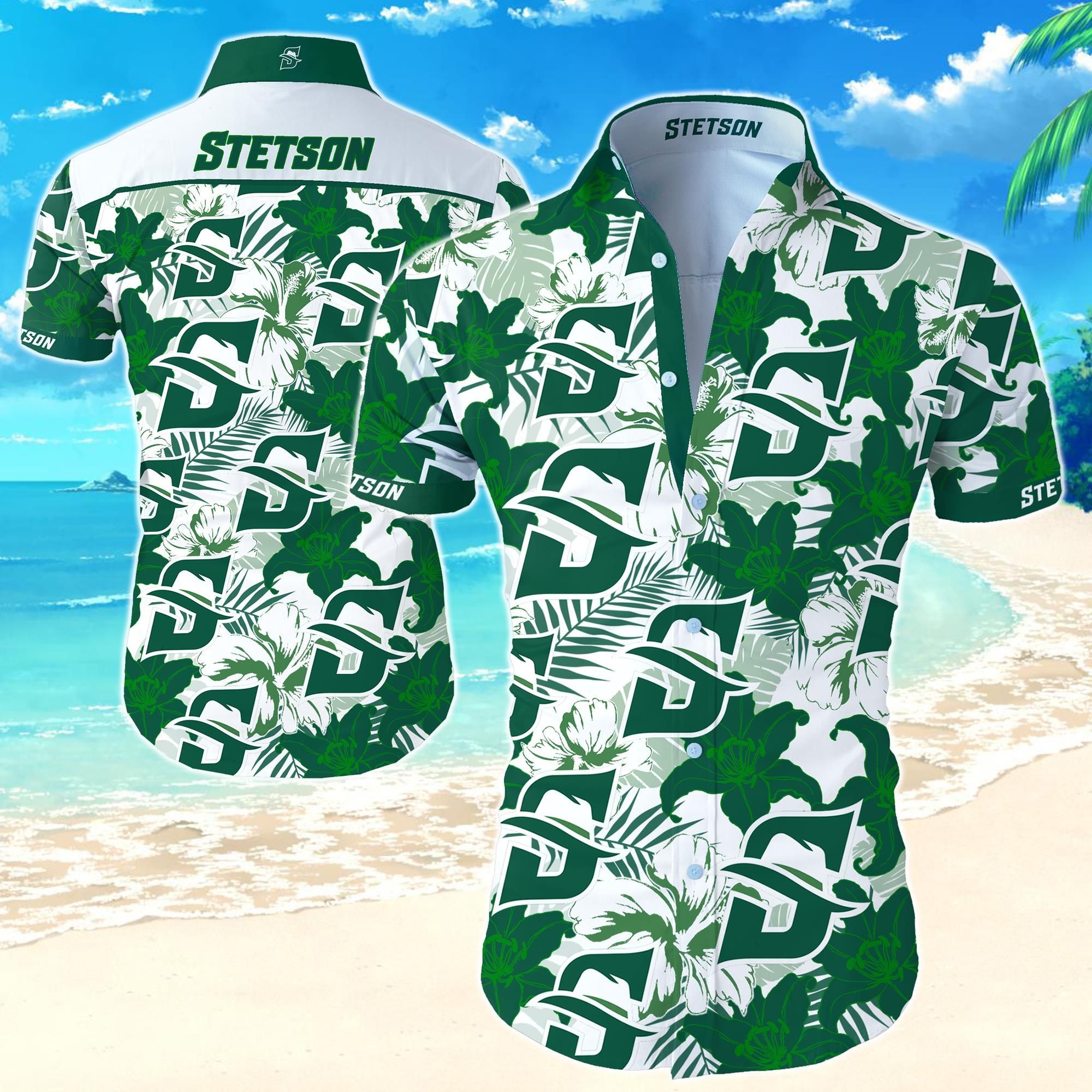 Stetson Hatters Hawaiian Shirt{Size}