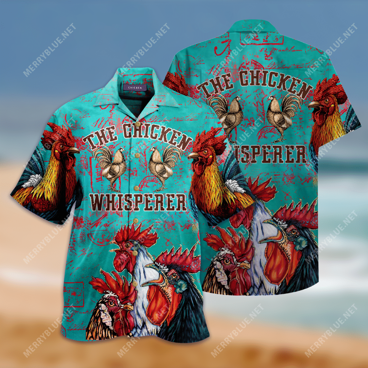 The Chicken Whisperer Unisex Hawaiian Shirt{Size}