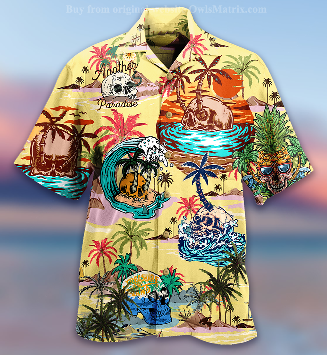 Skull Paradise Love It - Hawaiian Shirt{Size}