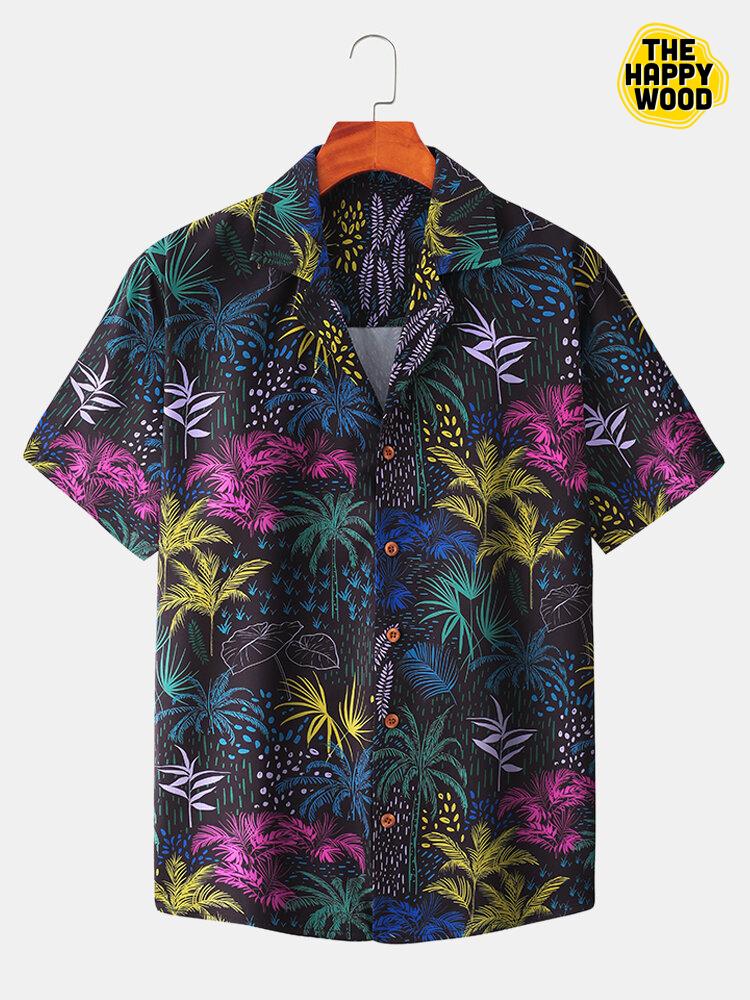 Tropical Colored Hawaiian Hawaii Shirt{Size}