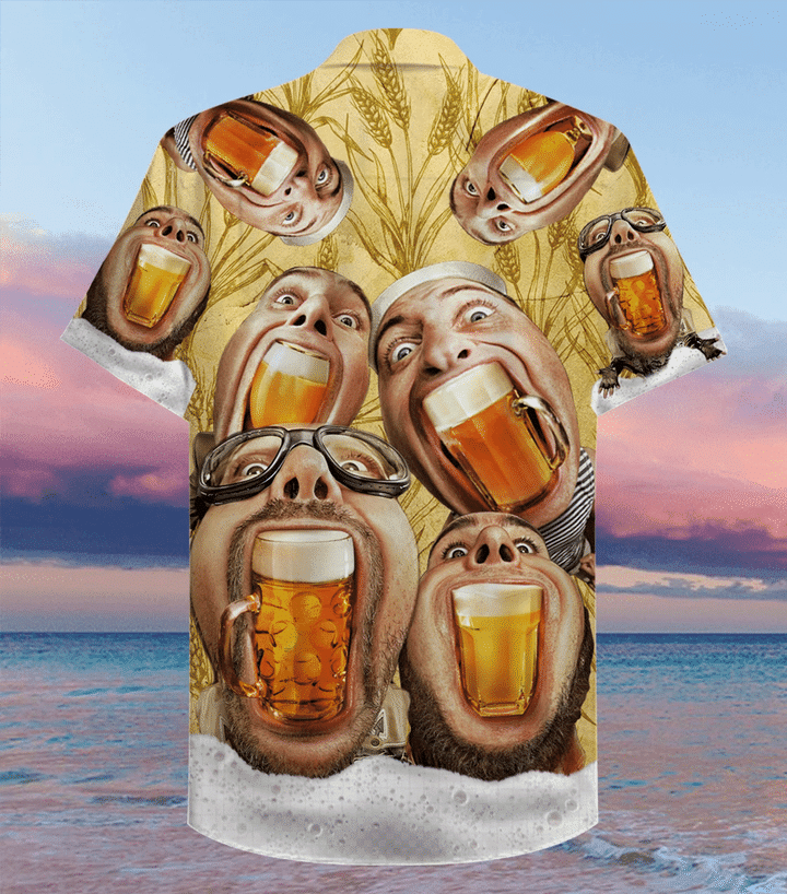 Wish You Were Beer Hawaiian Aloha Shirts Hl{Size}