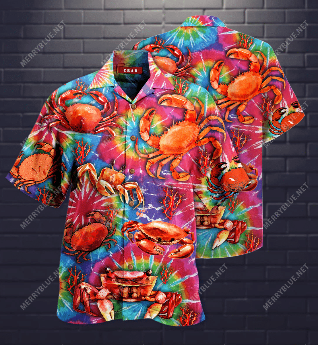 Shop Crab Makes So Hot Hawaiian Shirt{Size}