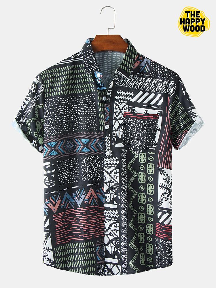 Tribal Pattern Hawaiian Hawaii Shirt{Size}