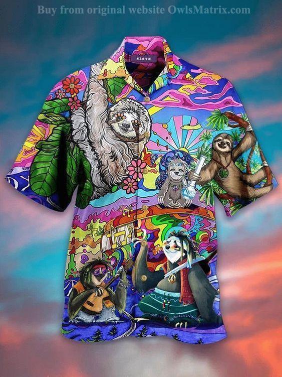 Sloth Love Animals Life Style - Hawaiian Shirt 1{Size}