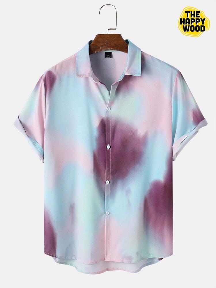 Tie Dye Hawaiian Hawaii Shirt{Size}