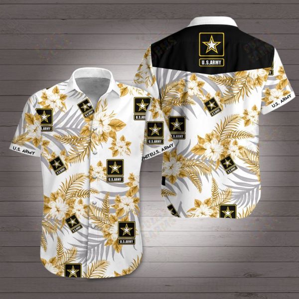 Us Army Hawaiian Shirt{Size}