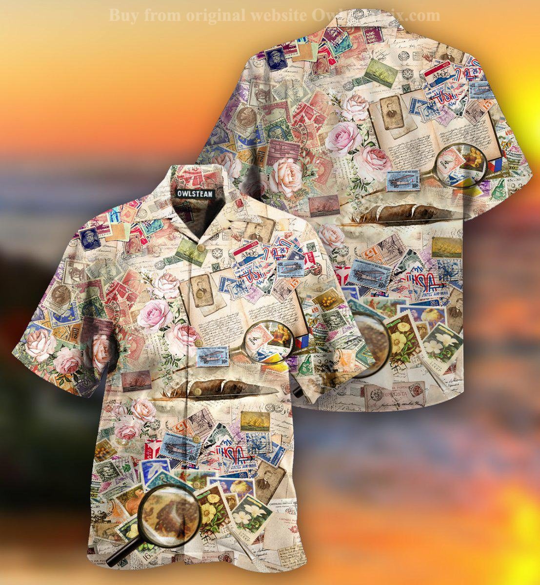 Stamps Collecting Stamps Is Favorite Hobby - Hawaiian Shirt{Size}